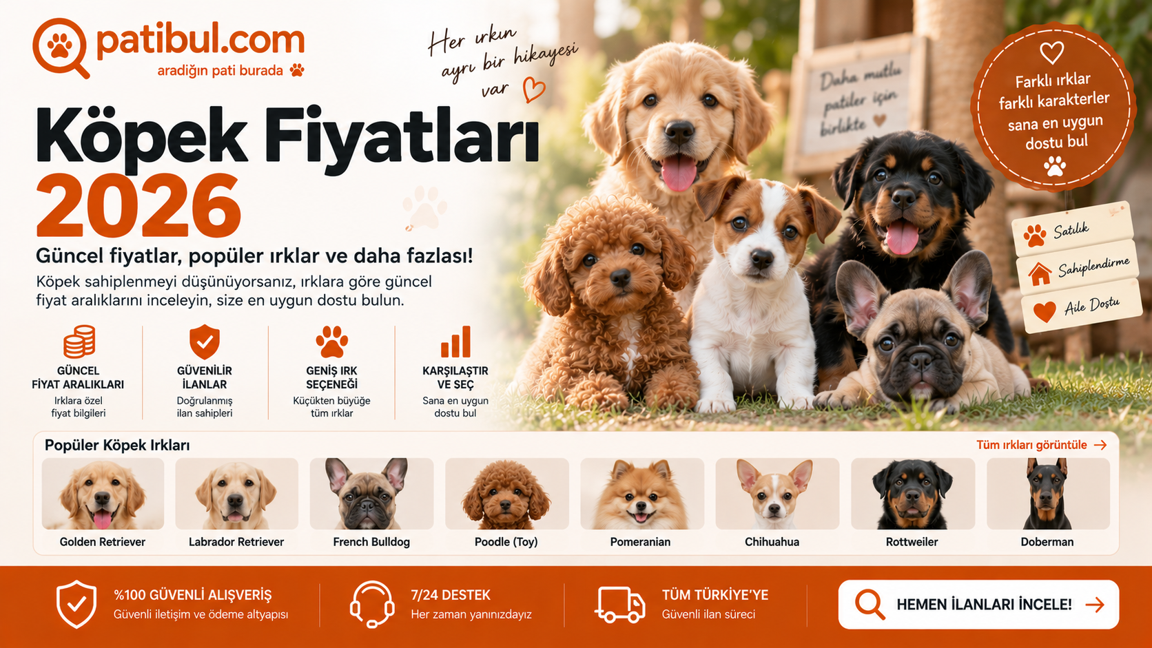 Köpek Fiyatları 2026 Köpek İlanları Görseli